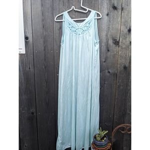 Danielle Vintage Lingerie Nightgown Tank Top Floor Length